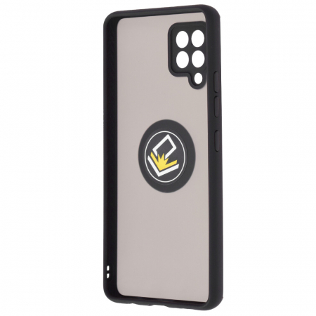 Husa Samsung Galaxy A42 5G cu inel suport stand magnetic, Negru [3]
