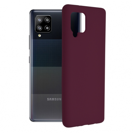 Galaxy A42 5G - Husa Samsung Galaxy A42 5G, Soft Edge Silicone, Plum Violet