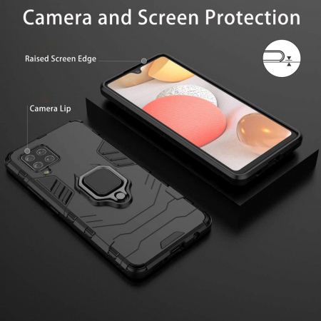 Husa Samsung Galaxy A42 5G, Techsuit Shield Ring, Negru [9]