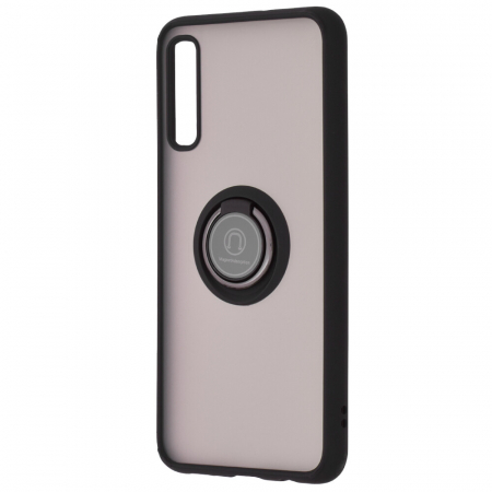 Husa Samsung Galaxy A50 cu inel suport stand magnetic, Negru [4]