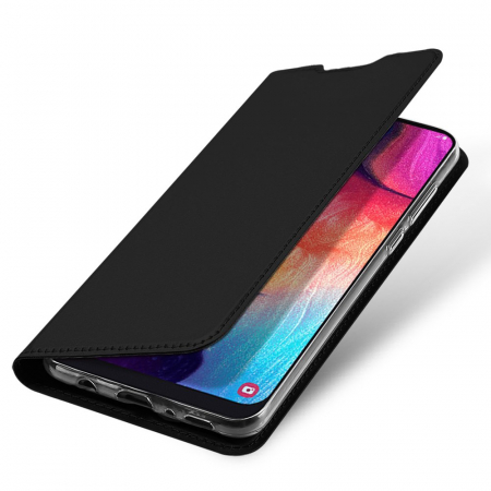 Husa Samsung Galaxy A50, Dux Ducis Skin Pro Flip Book, Negru [3]