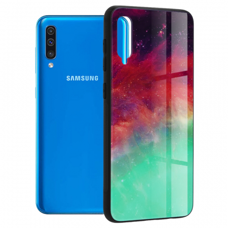 Galaxy A50 - Husa Samsung Galaxy A50, Glaze Series, Fiery Ocean