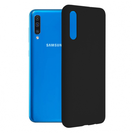 Galaxy A50 - Husa Samsung Galaxy A50, Soft Edge Silicone, Negru