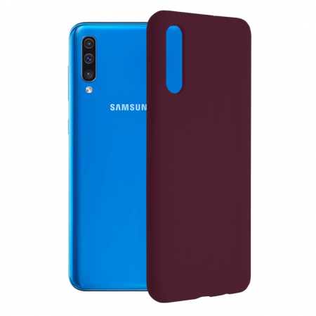 Galaxy A50 - Husa Samsung Galaxy A50, Soft Edge Silicone, Plum Violet