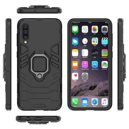 Husa Samsung Galaxy A50, Techsuit Shield Ring, Negru [11]