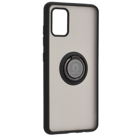 Husa Samsung Galaxy A51 cu inel suport stand magnetic, Negru [2]