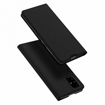 Samsung - Husa Samsung Galaxy A51, Dux Ducis Skin Pro Flip Book, Negru