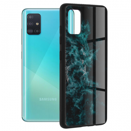 Galaxy A51 - Husa Samsung Galaxy A51, Glaze Series, Blue Nebula