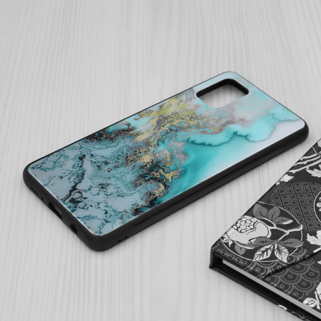 Husa Samsung Galaxy A51, Glaze Series, Blue Ocean [2]