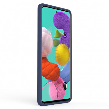 Husa Samsung Galaxy A51, Soft Edge Silicone, Denim Blue [2]