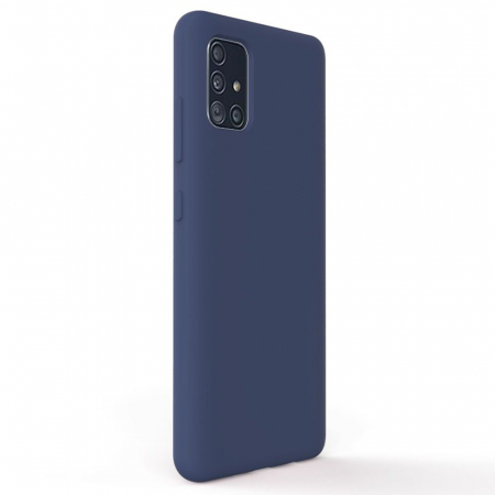 Husa Samsung Galaxy A51, Soft Edge Silicone, Denim Blue [4]