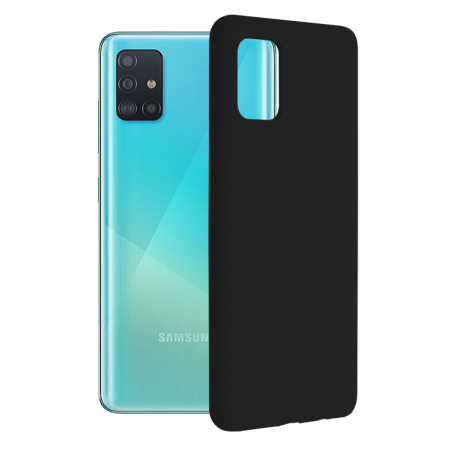 Galaxy A51 - Husa Samsung Galaxy A51, Soft Edge Silicone, Negru