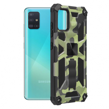 Galaxy A51 - Husa Samsung Galaxy A51, Techsuit Blazor, Camo Lime