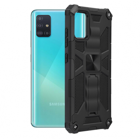 Galaxy A51 - Husa Samsung Galaxy A51, Techsuit Blazor, Negru
