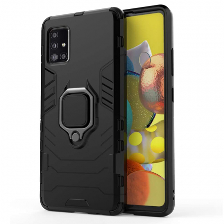 Galaxy A51 - Husa Samsung Galaxy A51, Techsuit Shield Ring, Negru