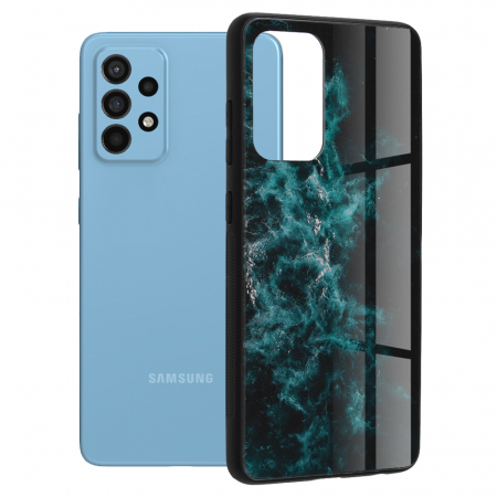 Galaxy A52 - Husa Samsung Galaxy A52 5G, Glaze Series, Blue Nebula