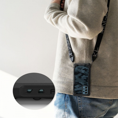 Husa Samsung Galaxy A52 5G, Ringke Fusion X, Camo Black [3]