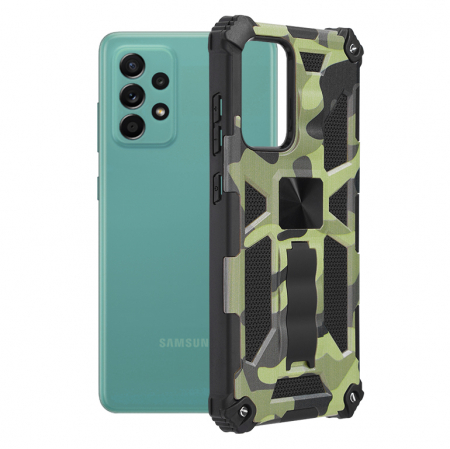Galaxy A52 - Husa Samsung Galaxy A52 5G, Techsuit Blazor, Camo Lime