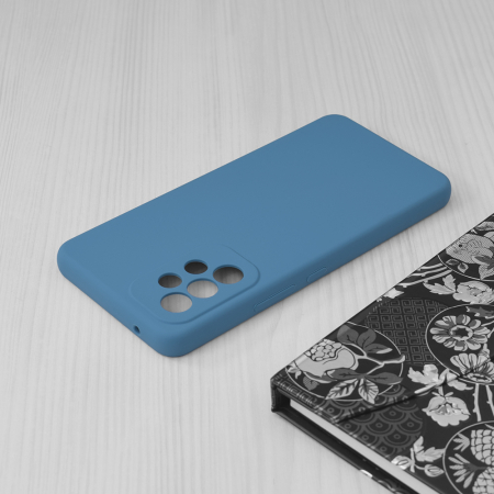 Husa Samsung Galaxy A53 5G, Soft Edge Silicone, Denim Blue [3]