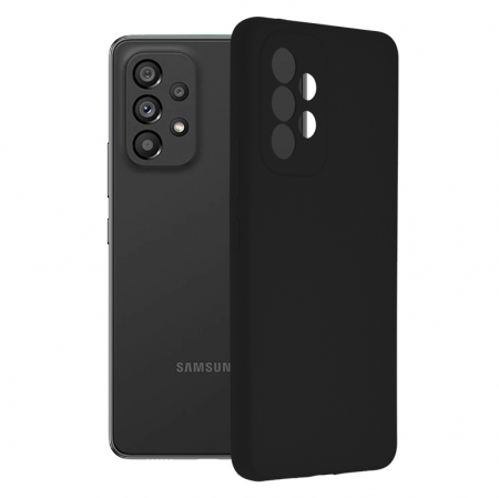 Galaxy A53 5G - Husa Samsung Galaxy A53 5G, Soft Edge Silicone, Negru