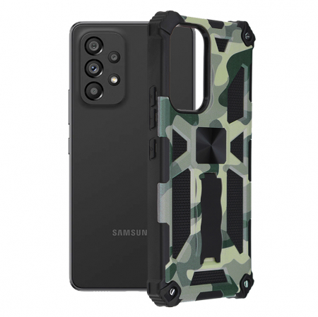 Galaxy A53 5G - Husa Samsung Galaxy A53 5G, Techsuit Blazor, Camo Lime
