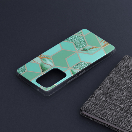Husa Samsung Galaxy A53 5G, Techsuit Marble Series, Green Hex [4]