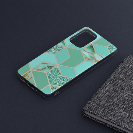 Husa Samsung Galaxy A53 5G, Techsuit Marble Series, Green Hex [3]