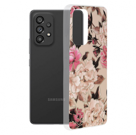 Galaxy A53 5G - Husa Samsung Galaxy A53 5G, Techsuit Marble Series, Mary Berry Nude