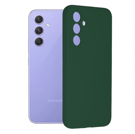 Galaxy A54 - Husa Samsung Galaxy A54, Soft Edge Silicone, Dark Green