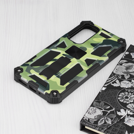 Husa Samsung Galaxy A54, Techsuit Blazor, Camo Lime [5]