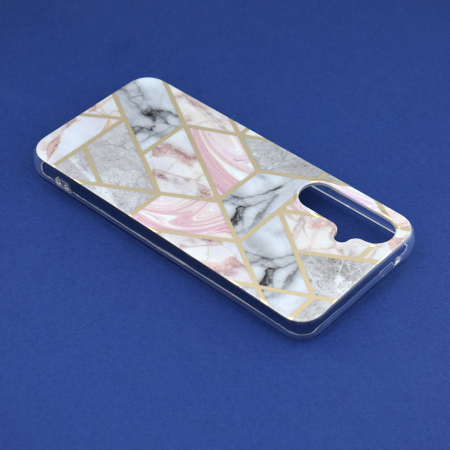 Husa Samsung Galaxy A54, Techsuit Marble Series, Pink Hex [2]