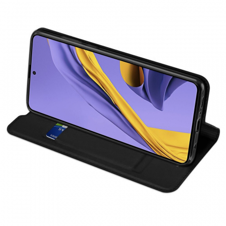 Husa Samsung Galaxy A71, Dux Ducis Skin Pro Flip Book, Negru [2]