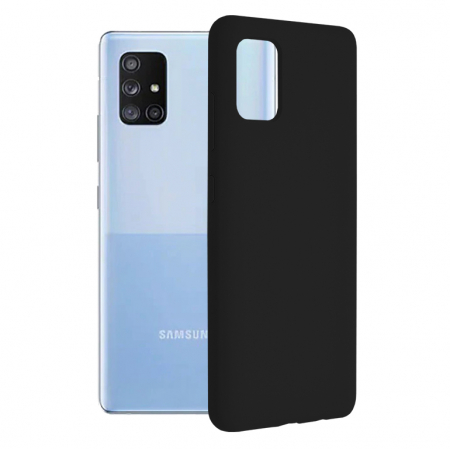 Galaxy A71 - Husa Samsung Galaxy A71, Soft Edge Silicone, Negru