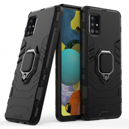 Husa Samsung Galaxy A71, Techsuit Shield Ring, Negru [11]