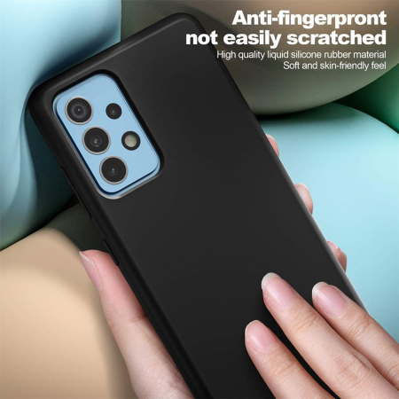 Husa Samsung Galaxy A72 5G, Soft Edge Silicone, Negru [5]