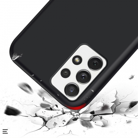 Husa Samsung Galaxy A72 5G, Soft Edge Silicone, Negru [3]