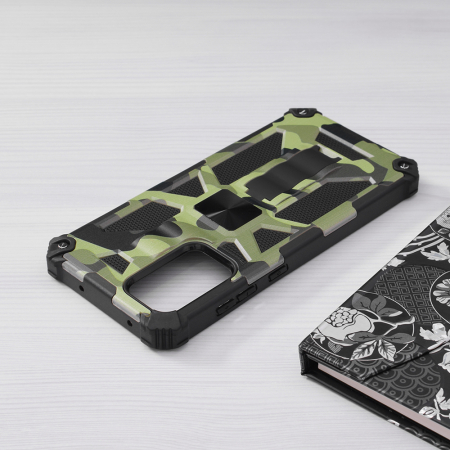 Husa Samsung Galaxy A72 5G, Techsuit Blazor, Camo Lime [4]