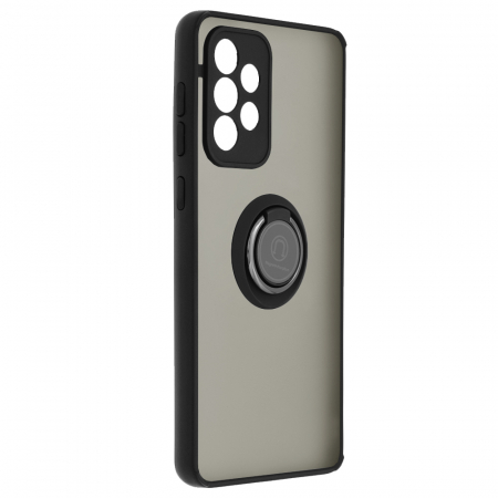 Husa Samsung Galaxy A73 5G cu inel suport stand magnetic, Negru [2]