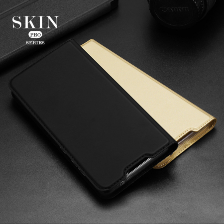 Husa Samsung Galaxy A73 5G, Dux Ducis Skin Pro Flip Book, Negru [6]