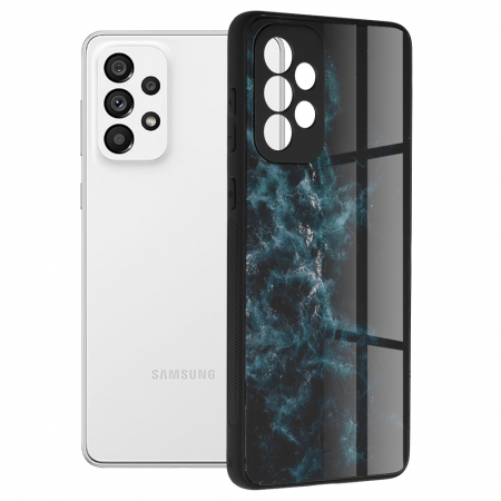 Galaxy A73 5G - Husa Samsung Galaxy A73 5G, Glaze Series, Blue Nebula