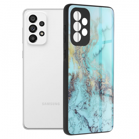Galaxy A73 5G - Husa Samsung Galaxy A73 5G, Glaze Series, Blue Ocean