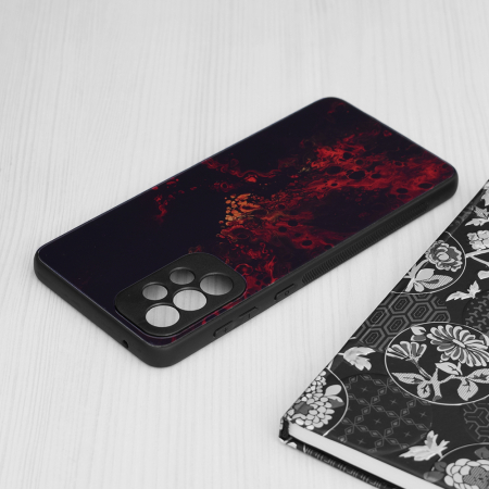 Husa Samsung Galaxy A73 5G, Glaze Series, Red Nebula [5]