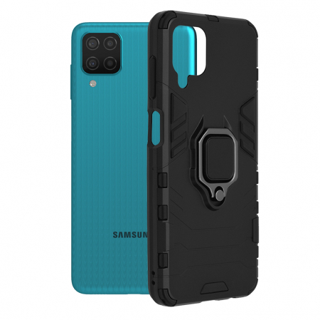 Galaxy M12 - Husa Samsung Galaxy M12, Techsuit Shield Ring, Negru
