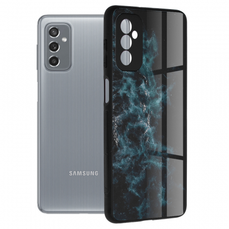 Galaxy M52 5G - Husa Samsung Galaxy M52 5G, Glaze Series, Blue Nebula