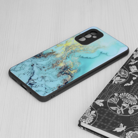 Husa Samsung Galaxy M52 5G, Glaze Series, Blue Ocean [5]