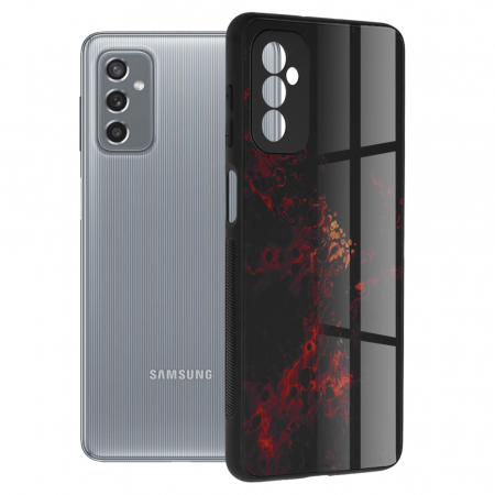 Galaxy M52 5G - Husa Samsung Galaxy M52 5G, Glaze Series, Red Nebula