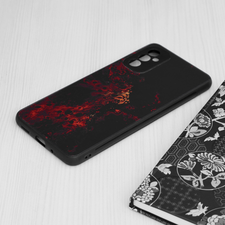 Husa Samsung Galaxy M52 5G, Glaze Series, Red Nebula [5]