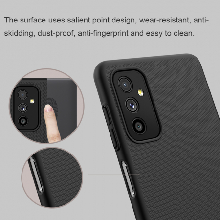 Husa Samsung Galaxy M52 5G, Nillkin Super Frosted Shield, Negru [6]