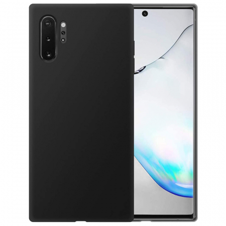 Husa Samsung Galaxy Note 10 Plus, Soft Edge Silicone, Negru [5]
