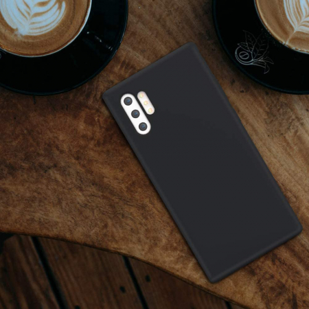 Husa Samsung Galaxy Note 10 Plus, Soft Edge Silicone, Negru [7]